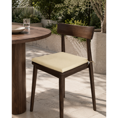 Cuscini copri sedie da cucina antimacchia Sfoderabilii Crema - Linea Palermo