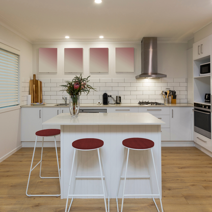 Set 6 cuscini rotondi per sedie Bordeaux - Linea Amalfi