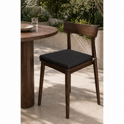 Cuscini copri sedie da cucina antimacchia Sfoderabilii Nero - Linea Palermo