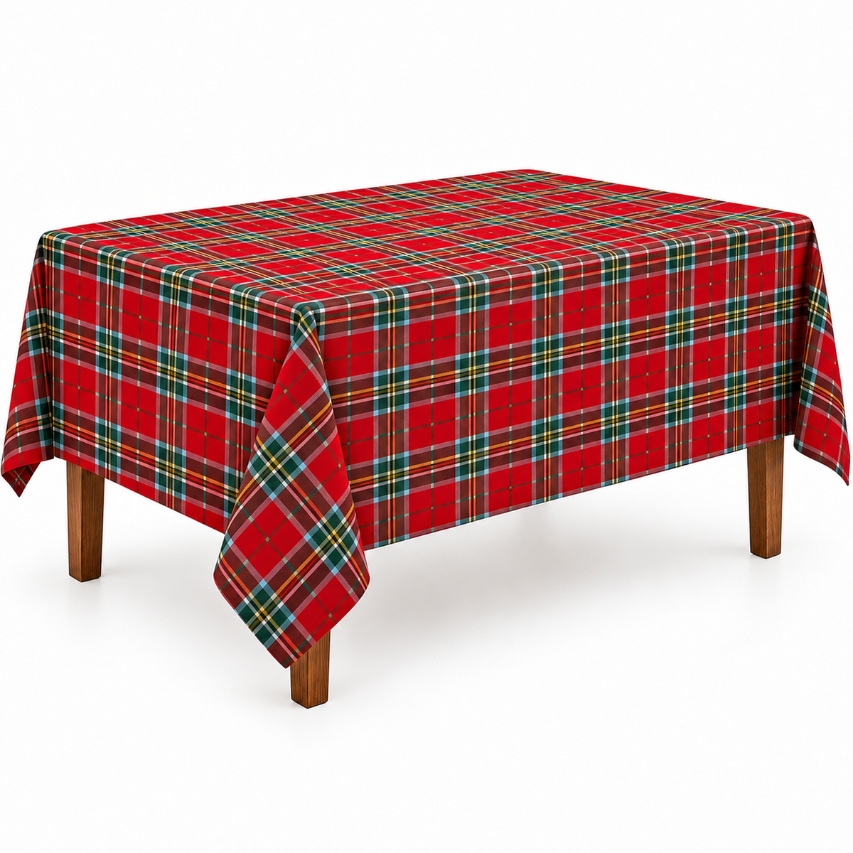Tovaglia per Tavola Edimburgo da 4 a 18 posti - Tartan Rosso