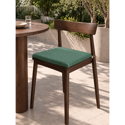 Cuscini copri sedie da cucina antimacchia Sfoderabilii Verde - Linea Palermo