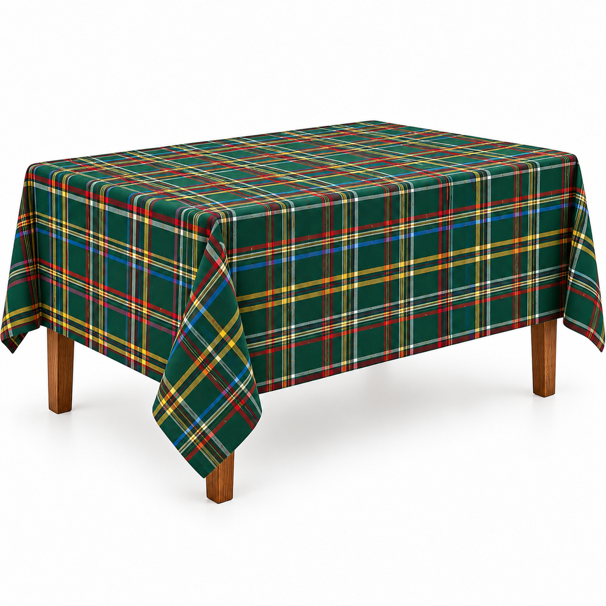 Tovaglia per Tavola Edimburgo da 4 a 18 posti - Tartan Verde