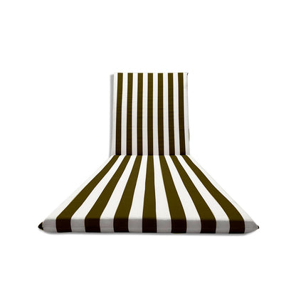 Cuscino marrone per lettino prendisole - linea fasciato