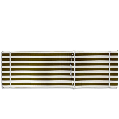 Cuscino marrone per lettino prendisole - linea fasciato
