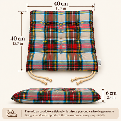 Cuscini copri sedie da cucina Beige - Linea British