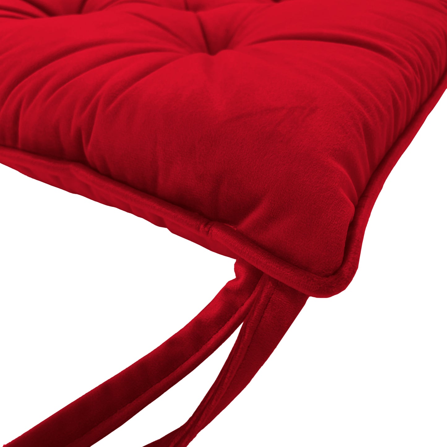 Cuscino per panca - trapuntato: Rosso - Negozio online