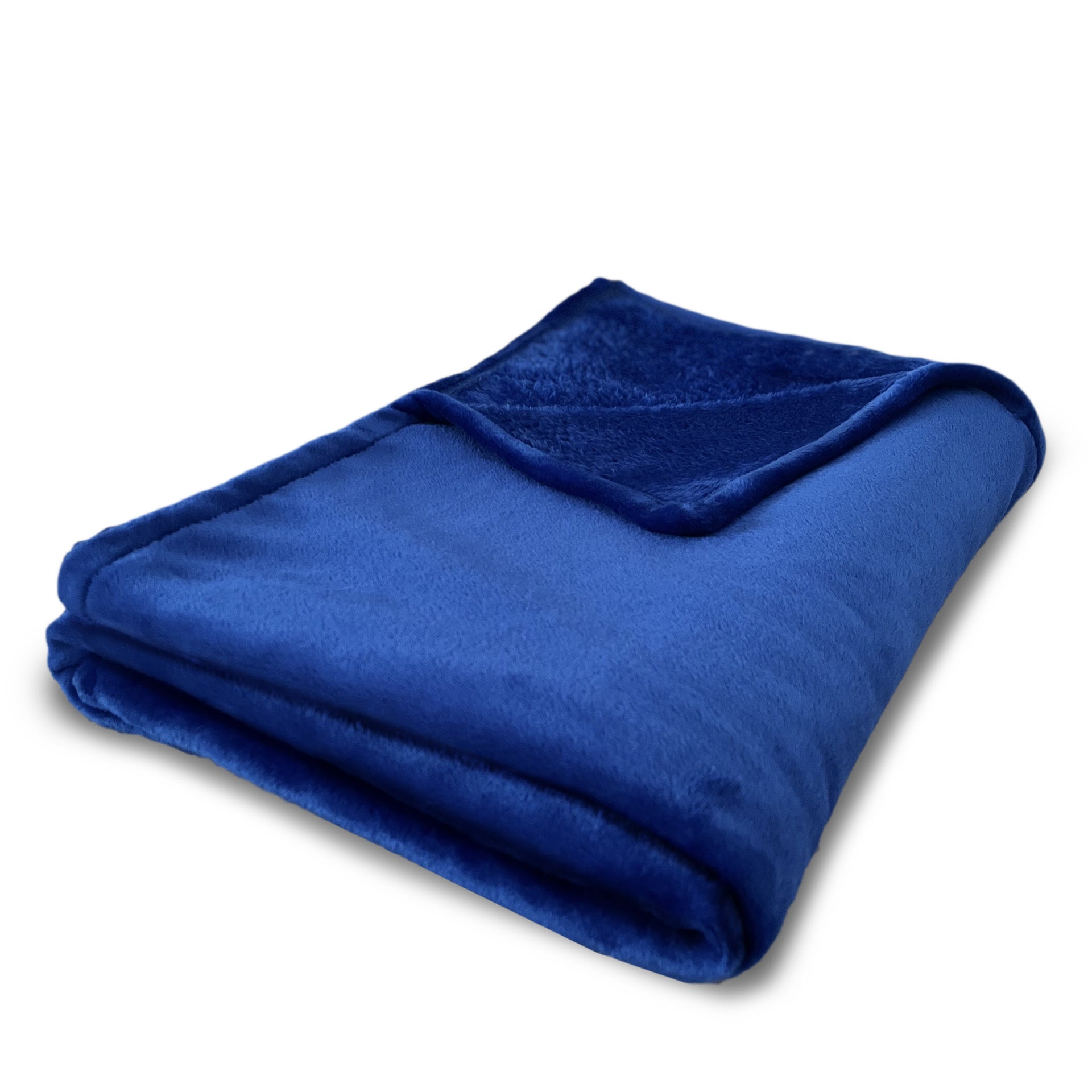 Coperta matrimoniale in cotone e poliestere, dimensioni 200x230 cm, colore  blu VidaXL - Habitium®