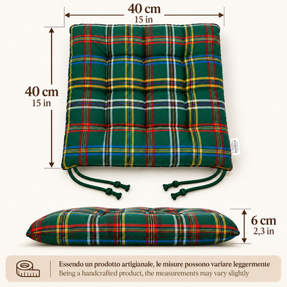 Cuscini copri sedie da cucina Verde - Linea British